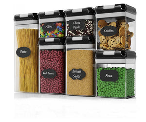 Set contenedor hermético alimentos 7 piezas: Mantén tus alimentos frescos por más tiempo