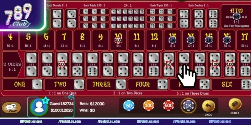 Sicbo là tựa game HOT hàng đầu tại cổng cược 789CLUB.